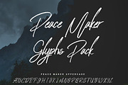 Peace Maker - Handletter Font, a Script Font by FHFont (Thumbnail 10 of 14)