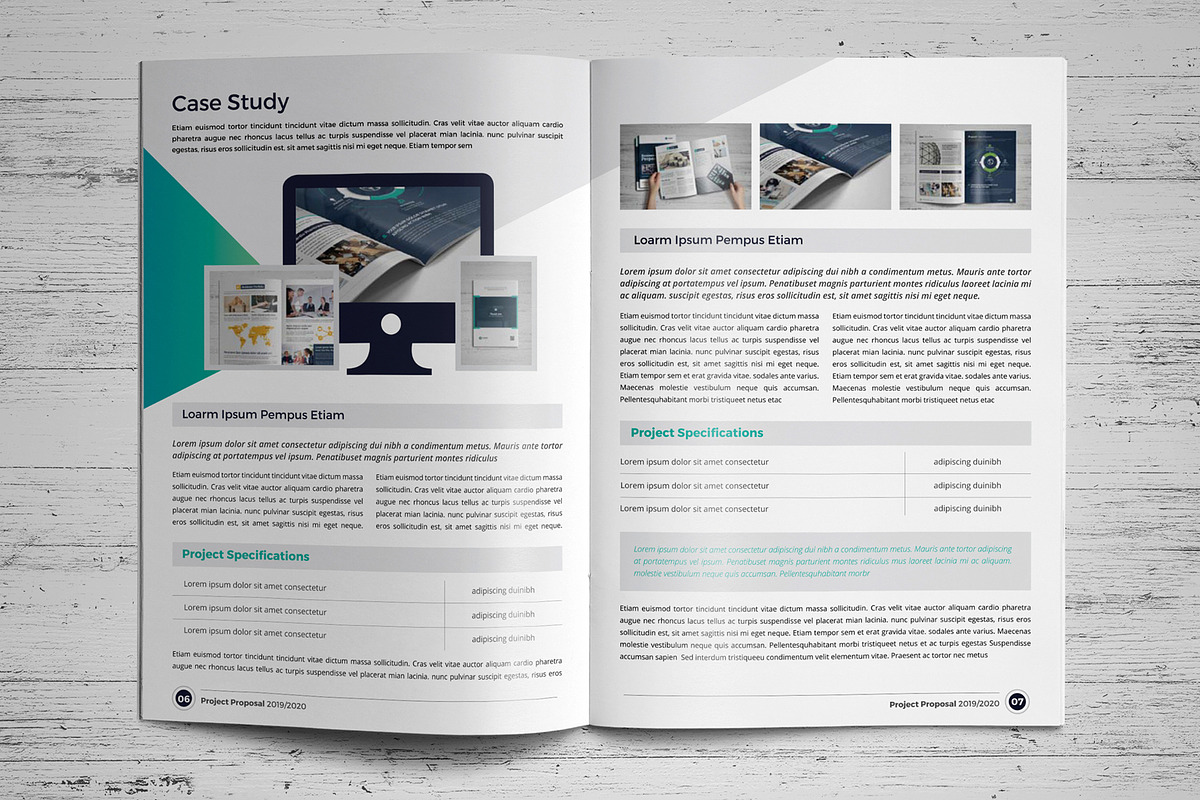 Project Proposal Template V7, a Brochure Template by JanySultana (Photo 4 of 16)