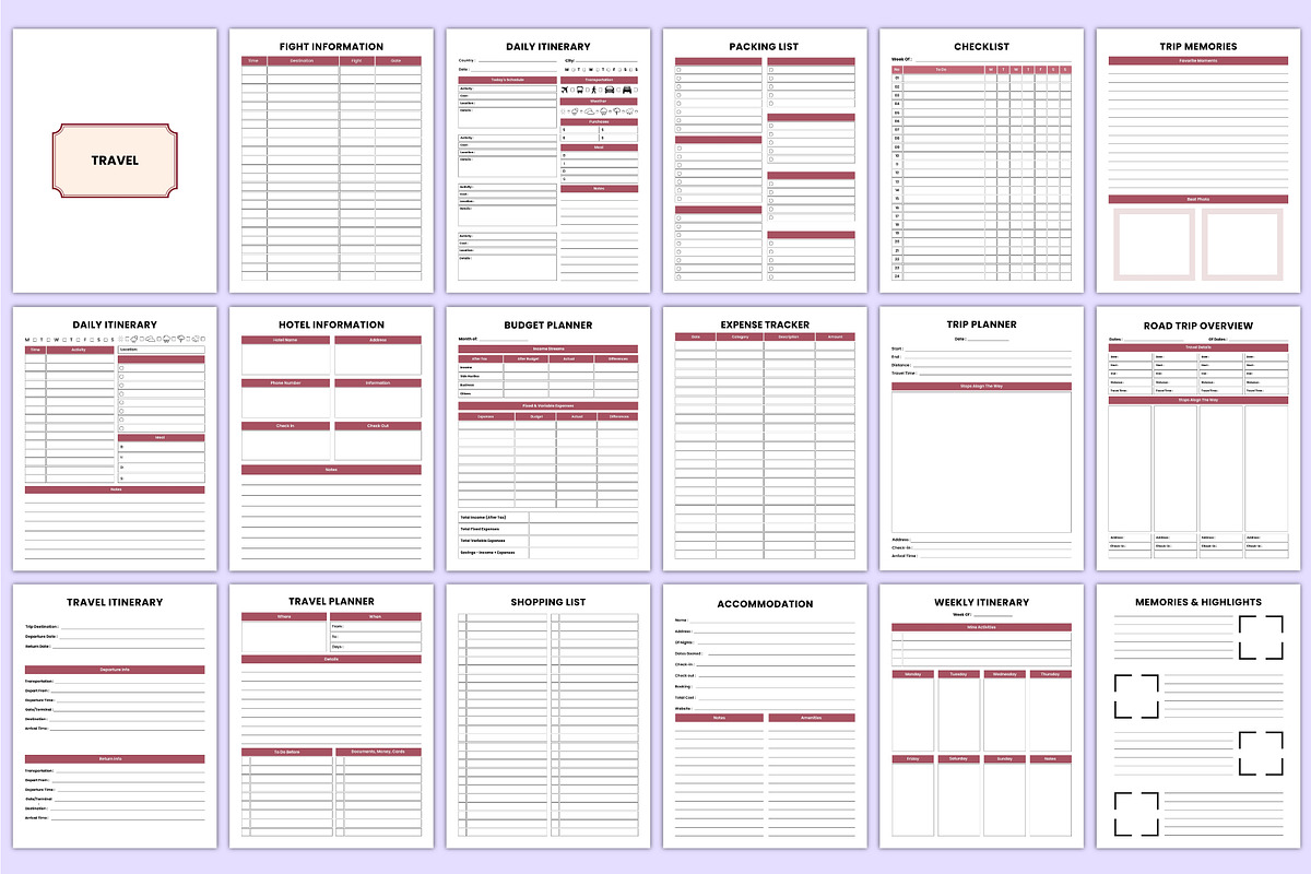 Ultimate 2026 ADHD Life Organizer, a Stationery Template by Mustafiz (Photo 10 of 10)