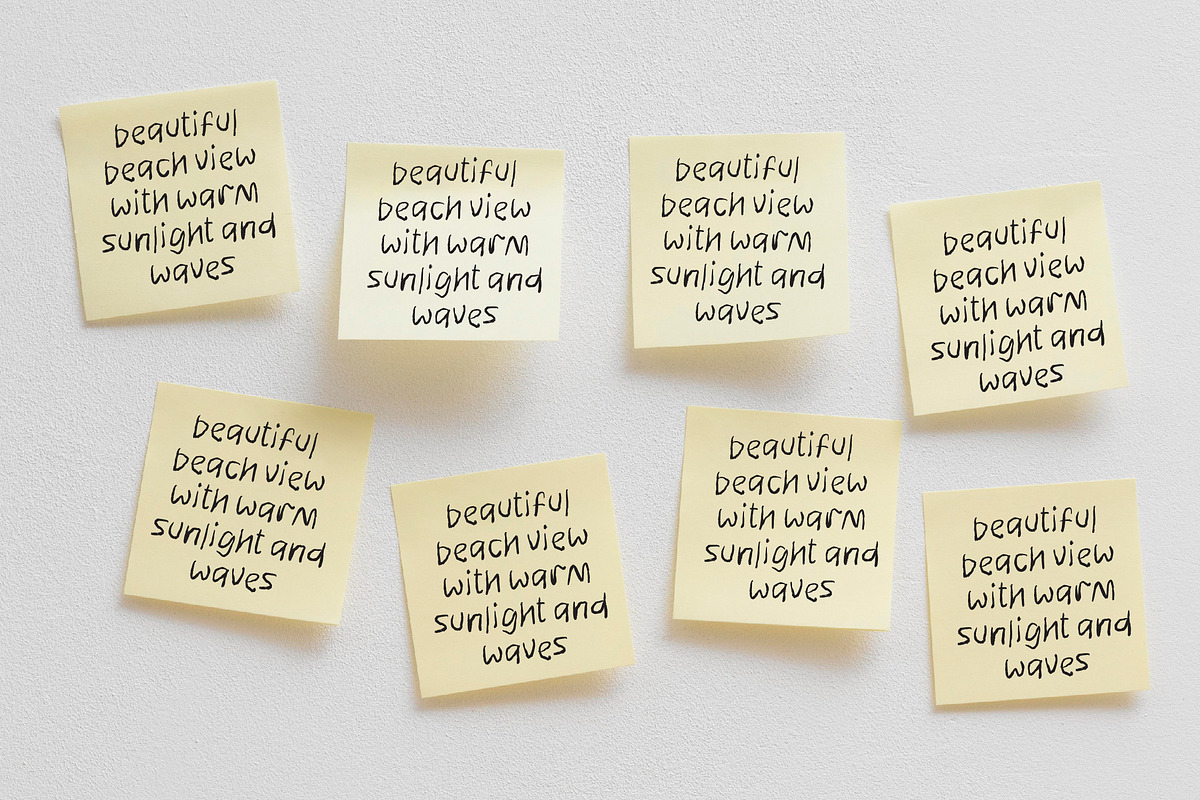 Notes Whirl Casual Handwritten, a Handwritten Font by operatype.co (Photo 8 of 15)