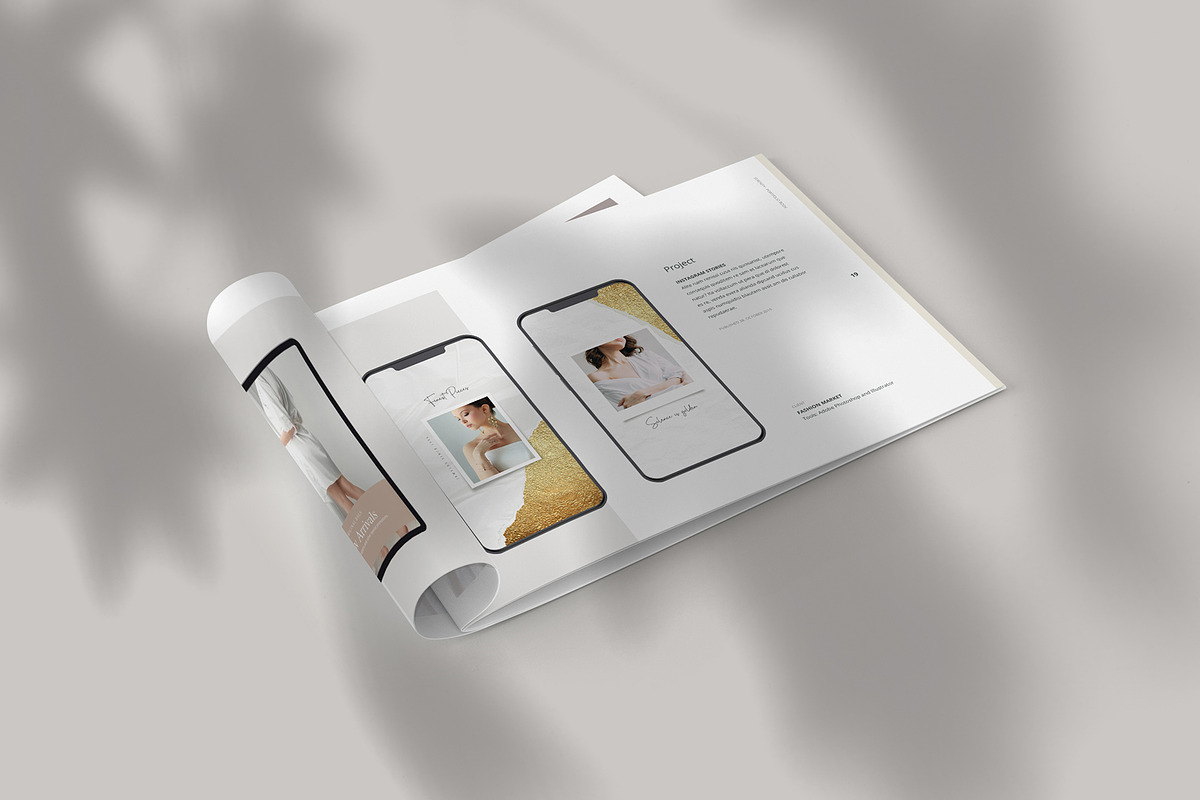 Serenity Portfolio Book, a Brochure Template by Imagination Area (Photo 3 of 9)