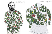 SPRING FLOWERS AND BIRDS PATTERN, a Pattern Graphic by gmzgns (Thumbnail 7 of 8)