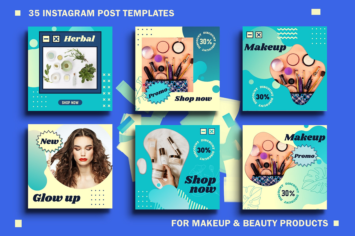 Canva Instagram Template Beauty Shop, a Social Media Template by Vectorheroes (Photo 4 of 7)