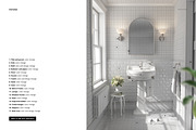 Vintage Retro Bathroom Mockup, a Household Mockup by creatsy5 (Thumbnail 3 of 5)