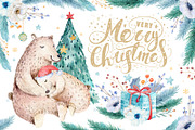 Christmas bear collection, an Animal Illustration by Peace ART (Thumbnail 4 of 11)
