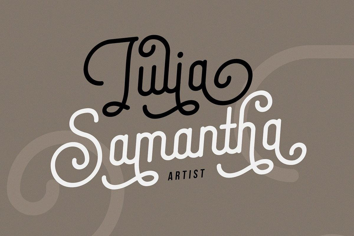 Coklat Sunda - The Monoline Font preview 4