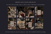 Christmas Card Mockup Collection, an Advertising Mockup by Emilie Cliche (Thumbnail 4 of 5)