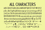 CS Lirane Stamp, a Sans Serif Font by Craft Supply Co. (Thumbnail 8 of 8)