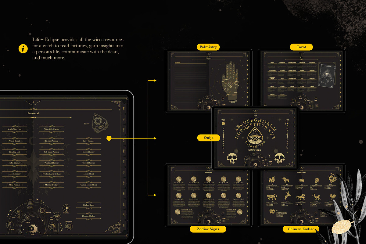 Life+ Eclipse Undated Planner, a Presentation Template by Bichin (Photo 10 of 10)