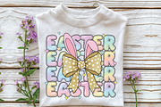 Happy Easter PNG, Easter Bunny Png, an Illustration by CraftArtStudio (Thumbnail 2 of 4)