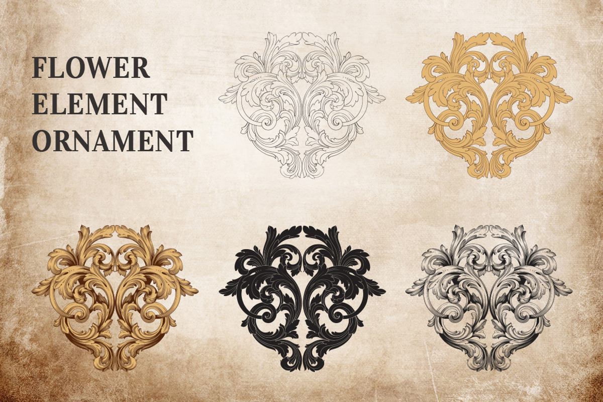 Vintage ornament vector, a Decorative Illustration by Samira (Photo 5 of 10)