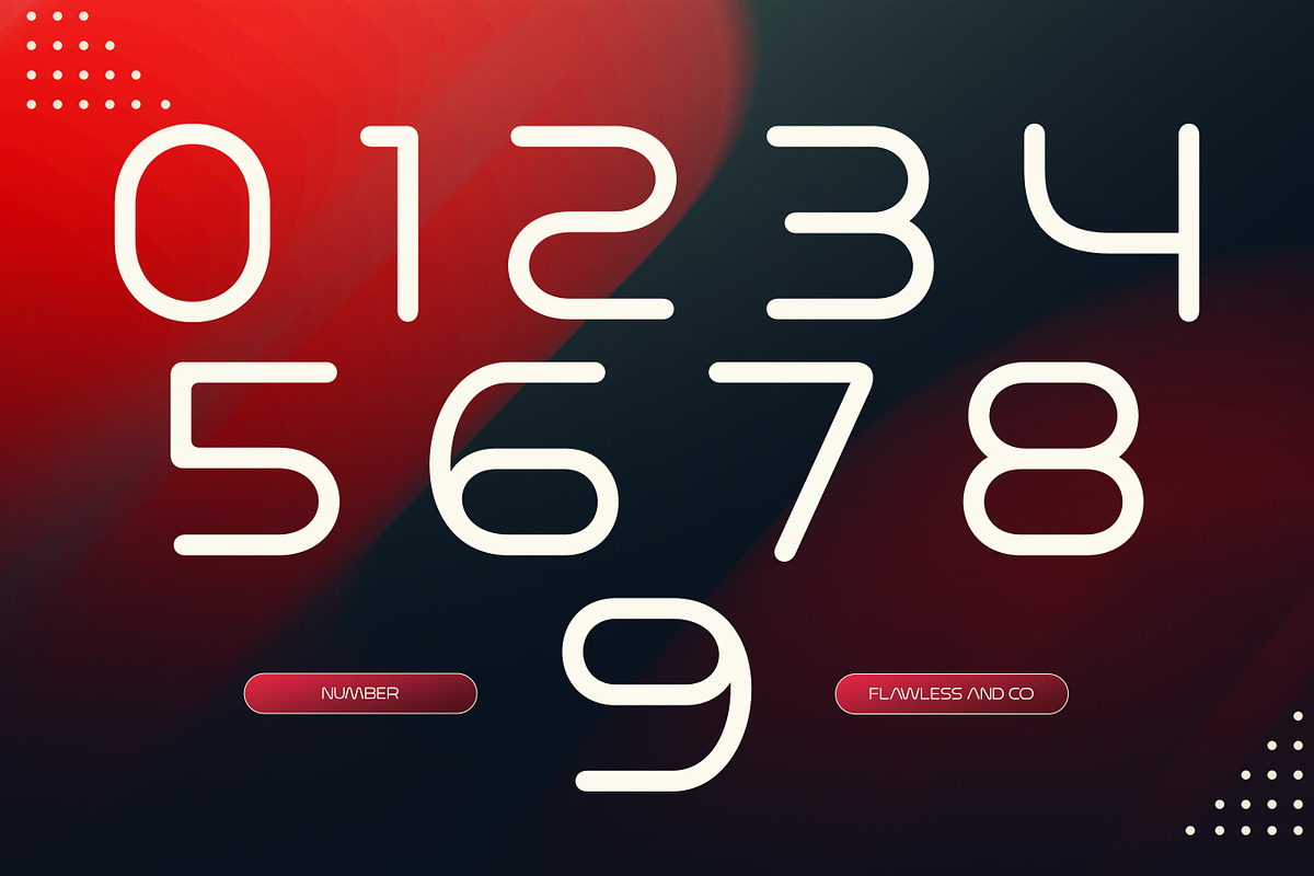 Xoonar - Futuristic Display font, a Sans Serif Font by Flawless And Co (Photo 8 of 10)