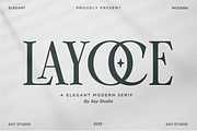 Luxury Ligature Serif Font - Layoce, a Serif Font by Say Studio (Thumbnail 1 of 12)