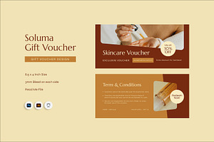 Soluma - Gift Voucher, a Print Template by Fannan Studio