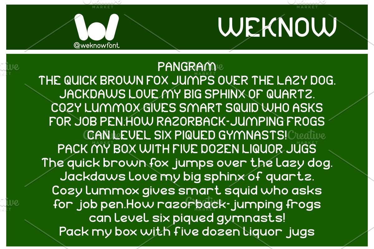 Kitchen Bar font, a Sans Serif Font by weknow (Photo 6 of 8)