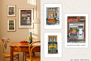 Behind London's Windows, an Object Illustration by SunnJaneArt (Thumbnail 8 of 9)