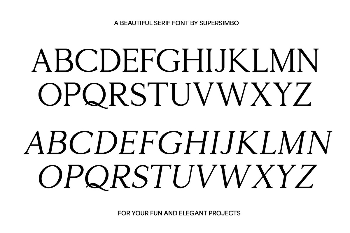Harmony | Serif Font, a Font by Supersimbo © (Photo 8 of 9)