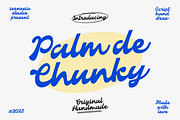 Palm de Chunky, a Script Font by zeenesia (Thumbnail 15 of 18)