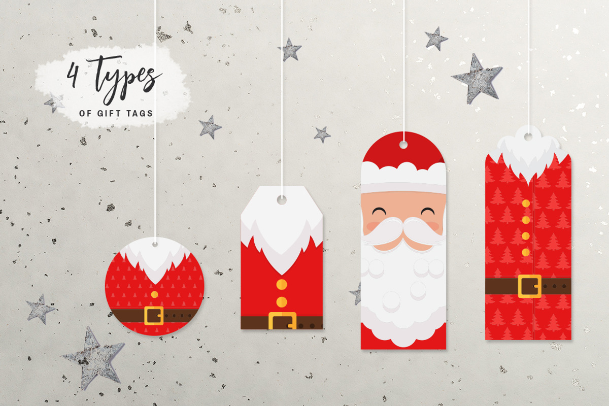 Santa Claus tags and cards, an Object Graphic by DariSmartArt (Photo 8 of 14)