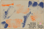 Grunge Ink Photoshop Brushes V4 preview 4