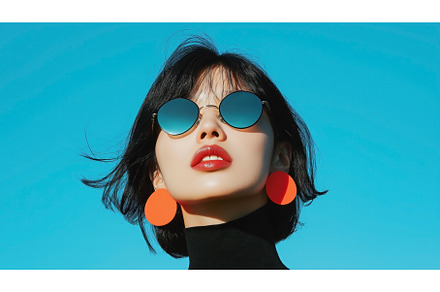 Asian woman with short hair wearing, a Person Photo by Sergey Kotenev