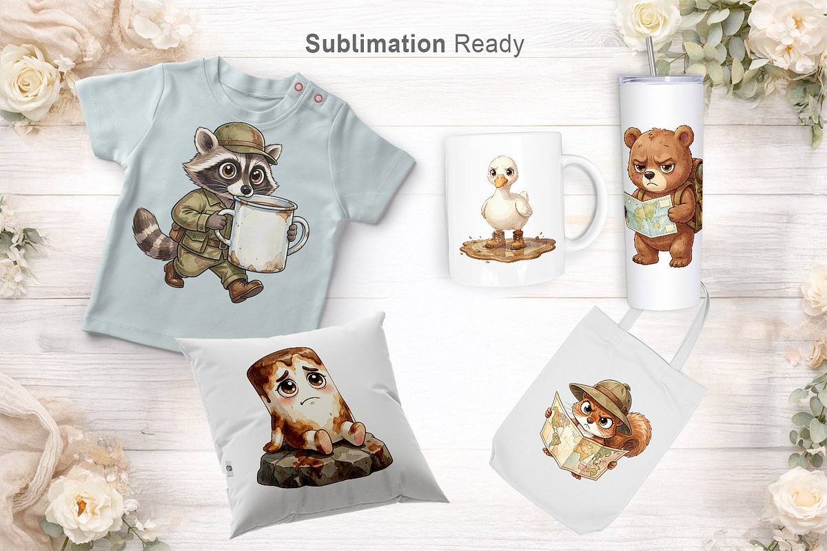 Sarcastic Camper Sublimation, a Decorative Illustration by Artnoy (Photo 6 of 18)