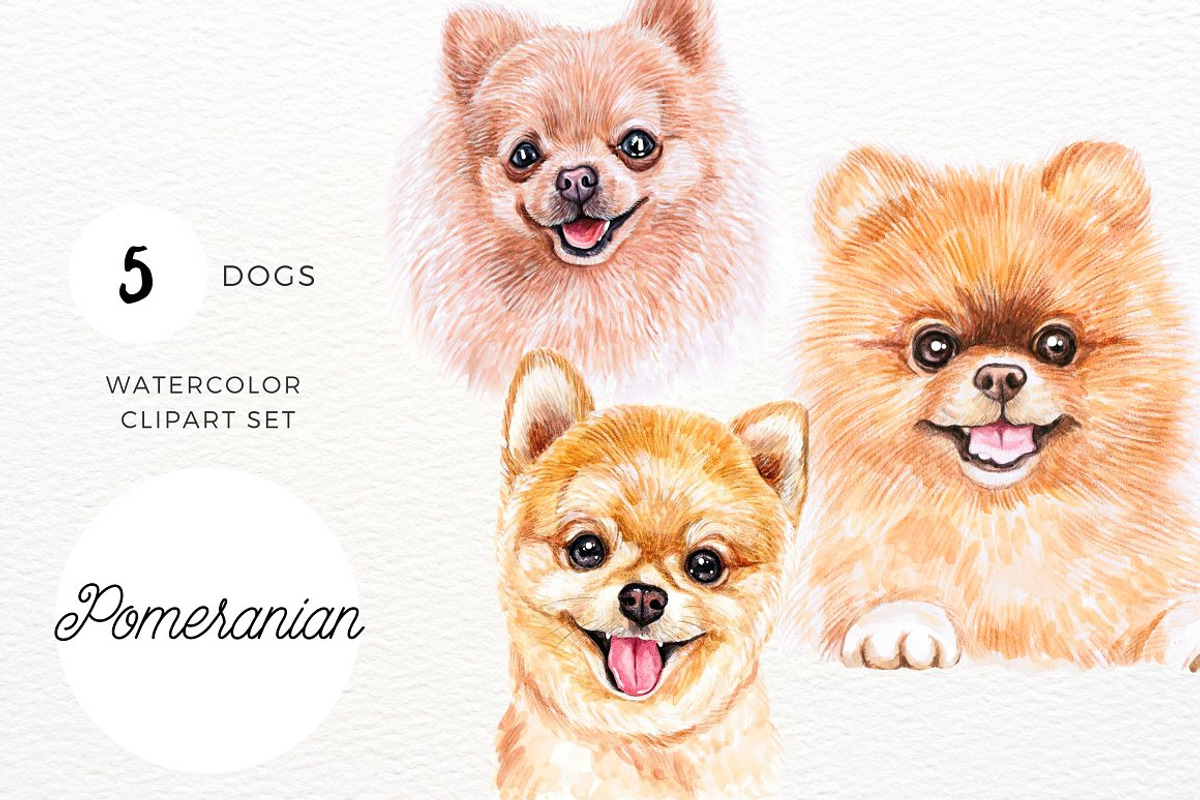 50% OFF | 20+ Dog Illustration Pack, an Animal Illustration by ArtbyHien (Photo 10 of 17)