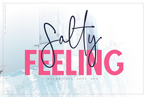 Salty Feeling font duo