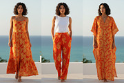 Orange Paisley patterns, a Pattern Graphic by ThaiByGaew (Thumbnail 3 of 3)