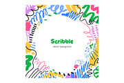 Abstract doodle card backgrounds set, a Background Graphic by Good Studio (Thumbnail 4 of 8)