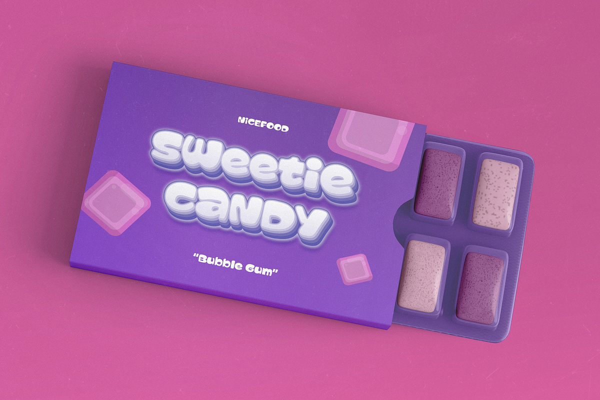 Chubby Gum - A Playful Chunky Font, a Sans Serif Font by agnyhasyastudio (Photo 12 of 15)