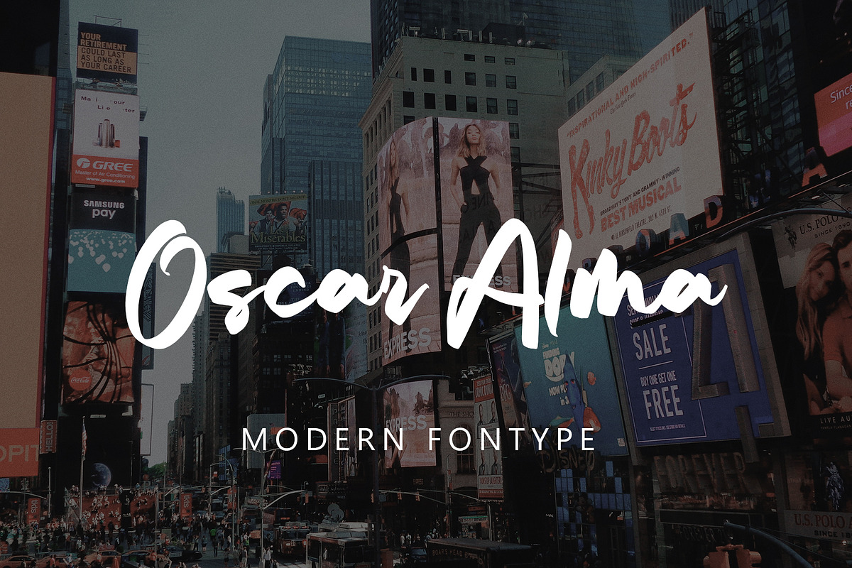 Oscar Alma, a Font by HaKi Studio (Photo 1 of 6)
