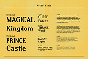 Arcane Fable - Fantasy Inspired Type, a Serif Font by HipFonts (Thumbnail 10 of 10)