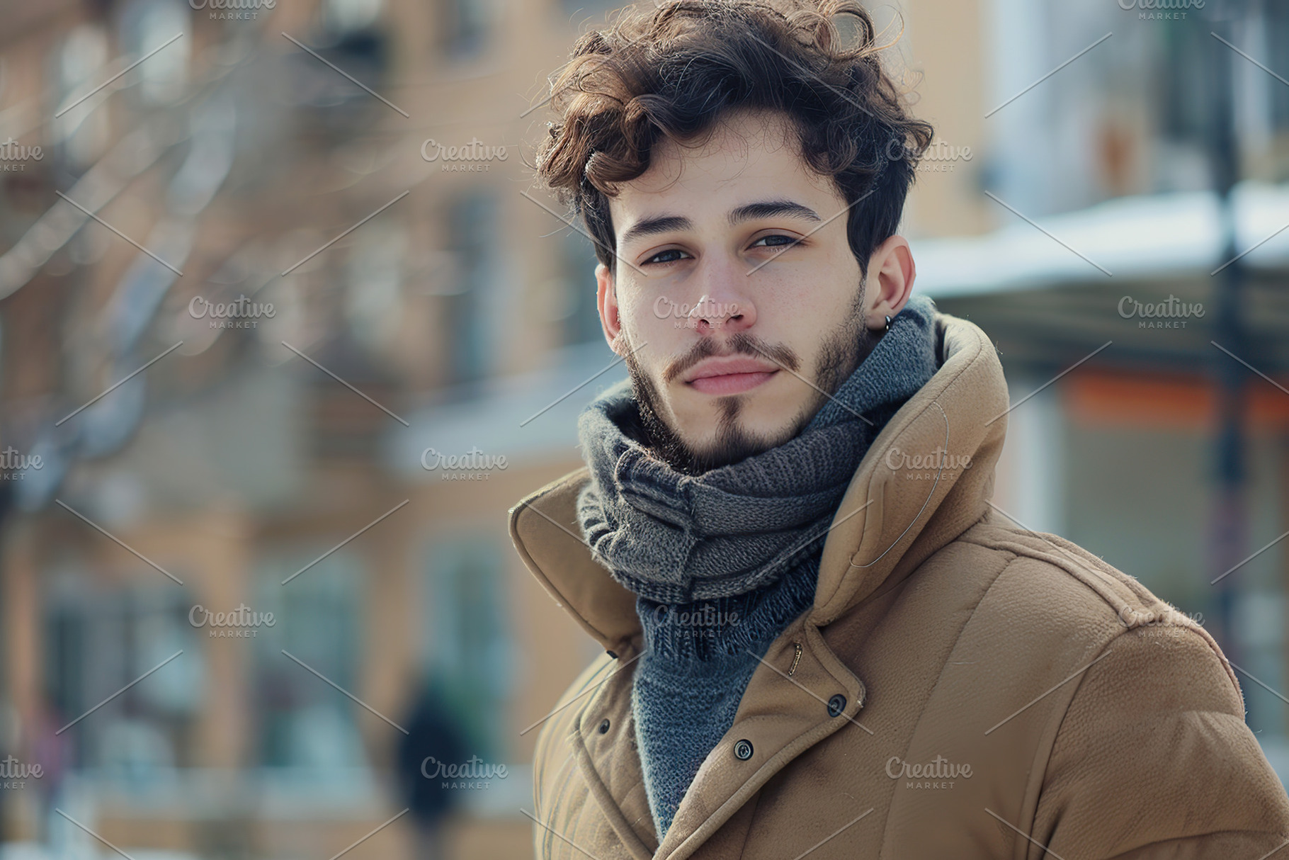 Attractive young man wearing fashion clothes, a Person Photo by AlyaAnd