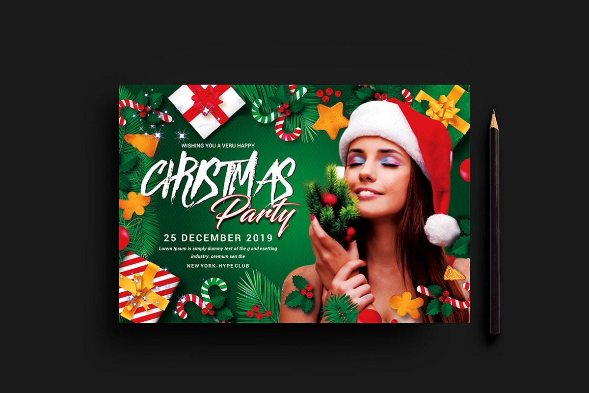 50-Christmas Flyers Bundle, a Flyer Template by AfzaalGraphics (Photo 47 of 49)