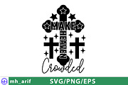 Christian Make Heaven Crowded SVG, a Graphic by mh_arif (Thumbnail 1 of 5)