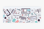 Graphic design line art banners, a Work Illustration by Good Studio (Thumbnail 7 of 7)
