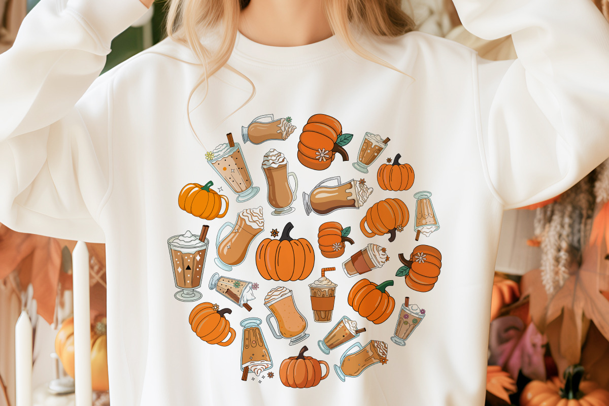 Autumn Drinks Clipart – 40 Cozy PNG, a Seasonal Illustration by Whimsy Brush Studio (Photo 3 of 9)