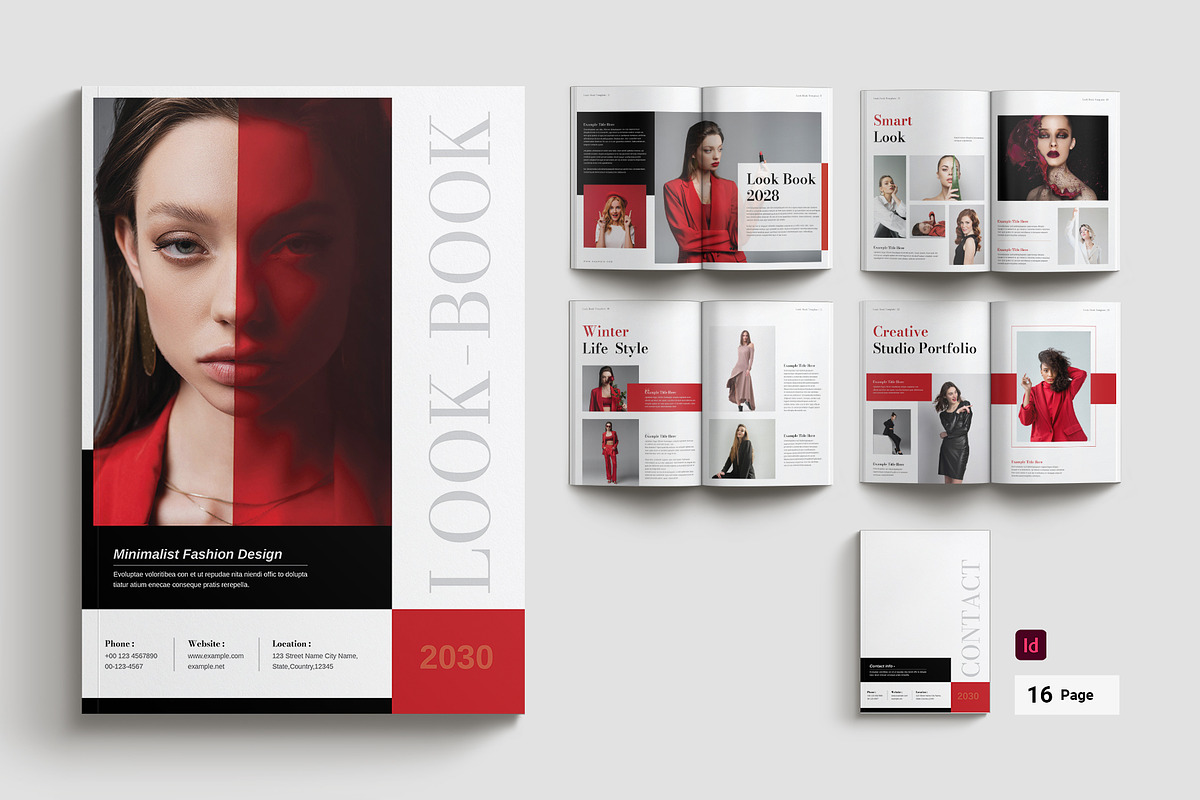 Fashion Look Book Design Layout, a Magazine Template by Cleffon_Graphic_Studio (Photo 1 of 9)