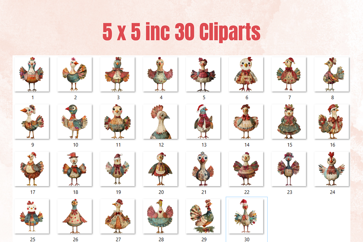 Christmas Turkey Doll Mixed Media, an Object Graphic by GiraffeCreative (Photo 2 of 9)