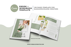 Aurora, Workbook Canva Template