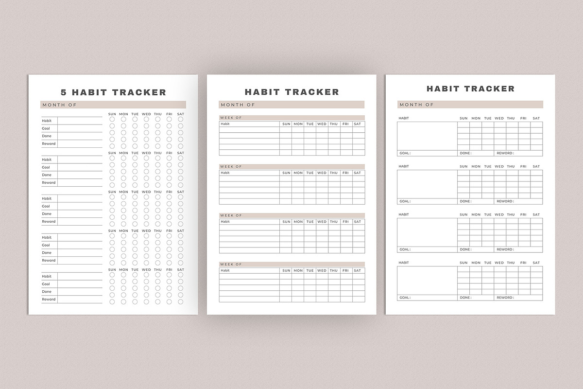 Ultimate Planner Bundle Pack, a Stationery Template by Amit Debnath