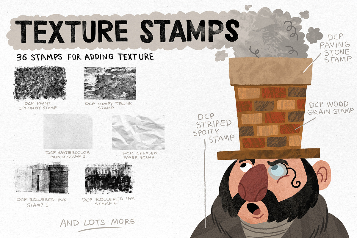 JUMBO Brush Pack for Photoshop, a Brush Add-On by David Creighton-Pester (Photo 10 of 11)