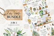3 in 1 Zero Waste BUNDLE, a Decorative Illustration by Natalia Fedorova (Thumbnail 1 of 31)