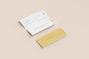 Bi-Fold Horizontal Brochure Mockups