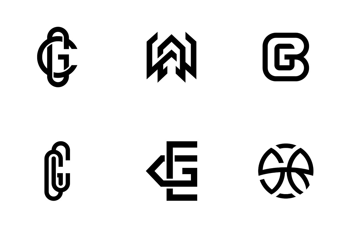 Monogram Logo Collection, a Branding & Logo Template by Buqancreative