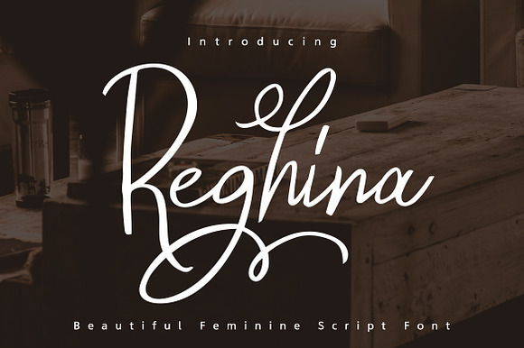 Reghina - Beautiful Feminine Script preview 7