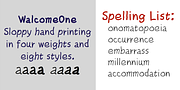 WalcomeOne, a Handwritten Font by Ingrimayne Type (Thumbnail 2 of 8)