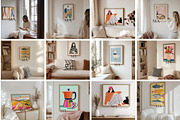 600 Frame Mockup Mega Bundle, a Household Mockup by Mockup Art Atelier (Thumbnail 10 of 21)