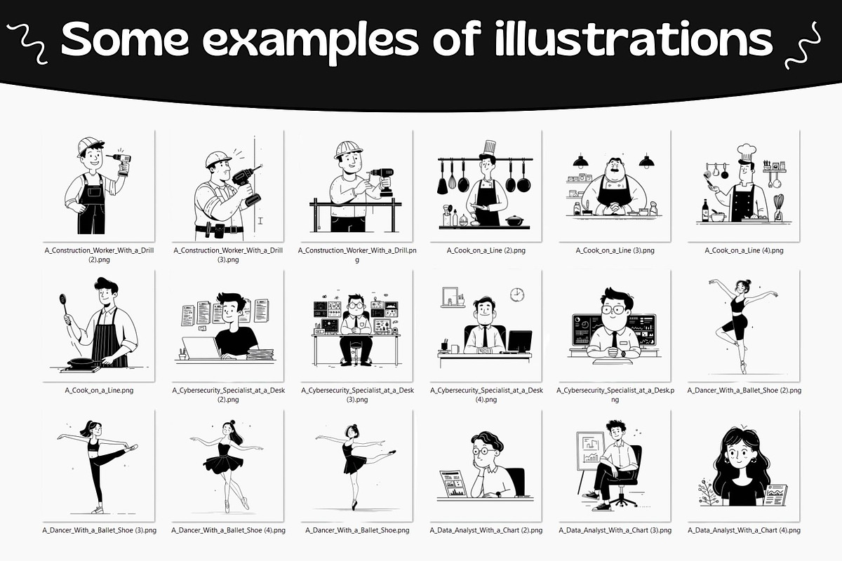 Notion-Style Illustration Occupation, a Work Illustration by DaisyStudio (Photo 2 of 10)